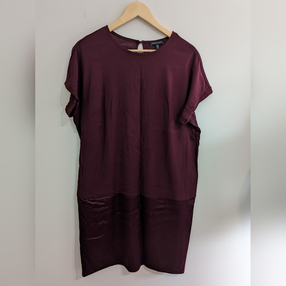Universal Standard Avenir Dress Black Cherry XS - Picture 2 of 5